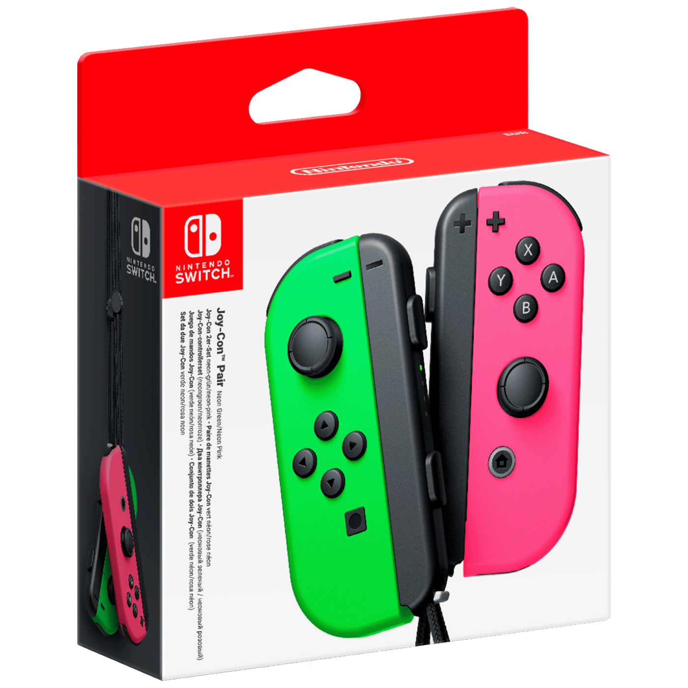 Nintendo Joy-Con kontroleri za Switch u neon zelenoj i rozoj boji
