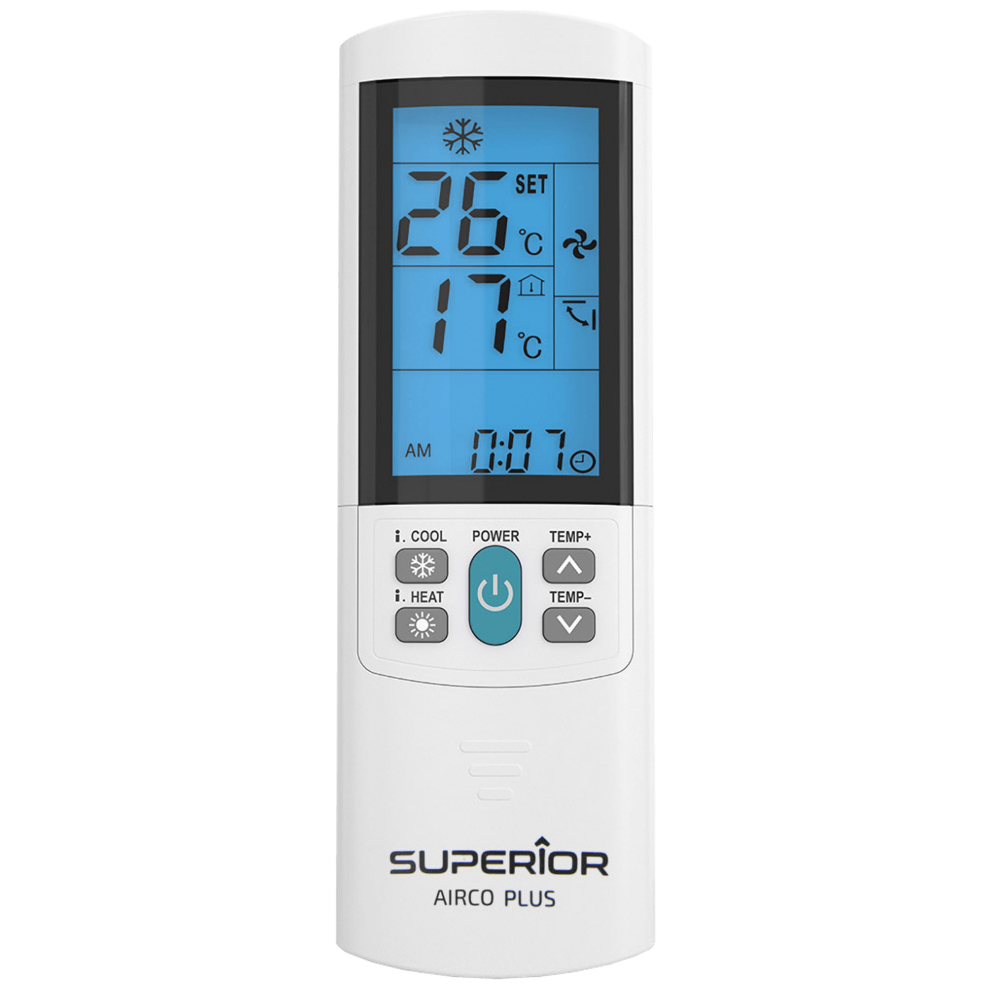 Superior Daljinski upravljač za klime, 2000 kodova, univerzalni - RC AirCo Plus