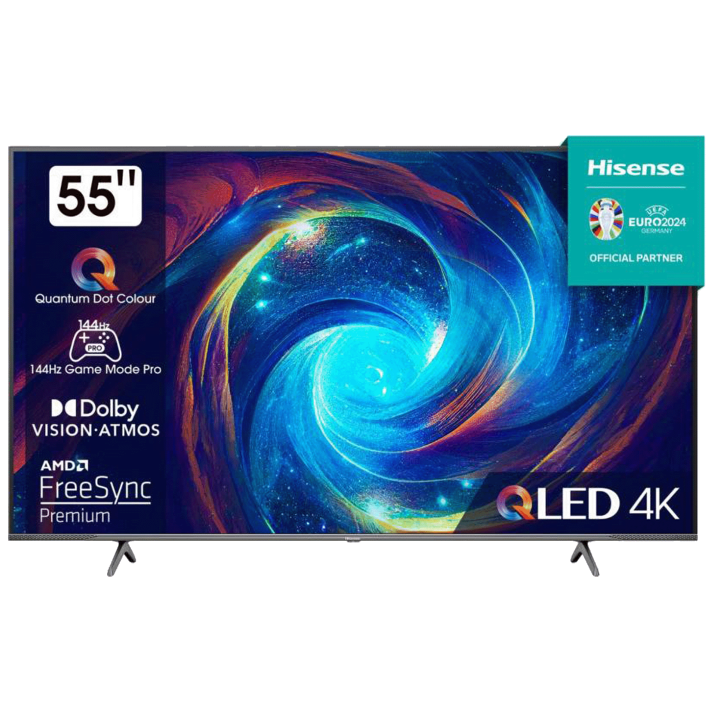 Hisense 55E7KQ PRO 55" Smart LED TV sa 4K UHD rezolucijom i modernim dizajnom