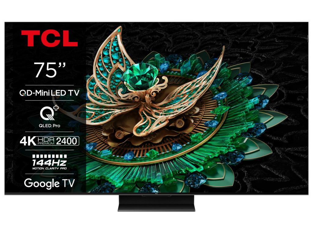 TCL 75C765 QD-Mini LED 4K TV sa premium dizajnom i naprednim tehnologijama prikaza