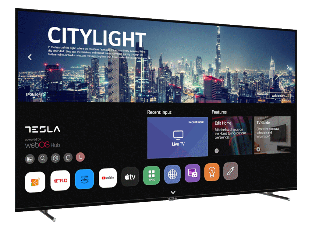 Tesla TV 75E645BUW 4K WebOS sa 75-inčnim ekranom i magičnim daljinskim upravljačem