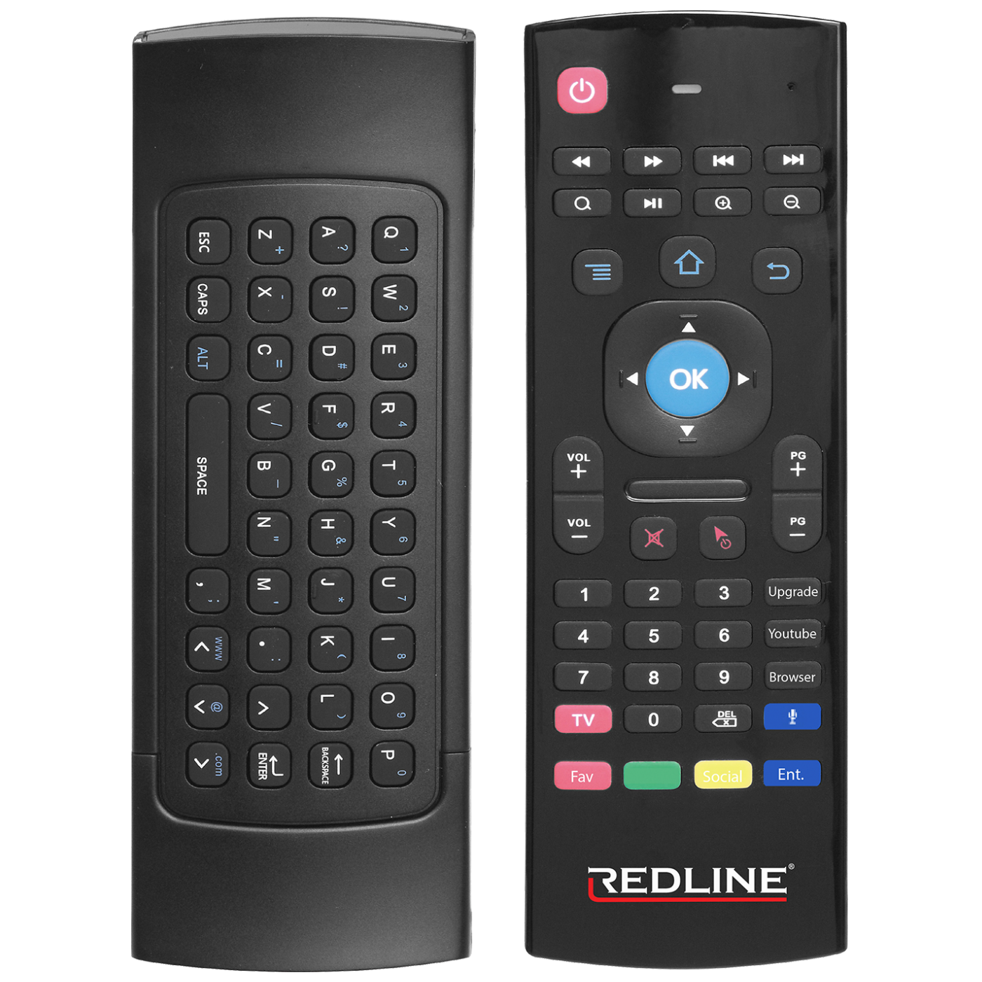 REDLINE RED250 3in1 daljinski upravljač sa mišem, tipkovnicom i žiroskopom za SmartTV