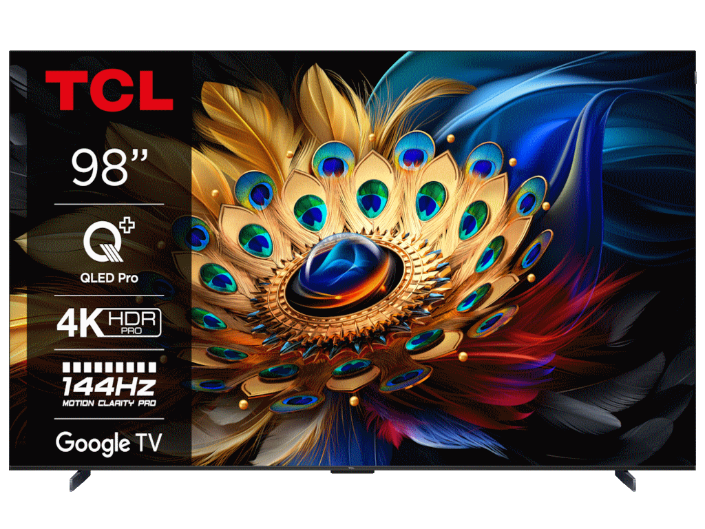 TCL 98C655 4K QLED TV sa bezramnim dizajnom i metalnim okvirom