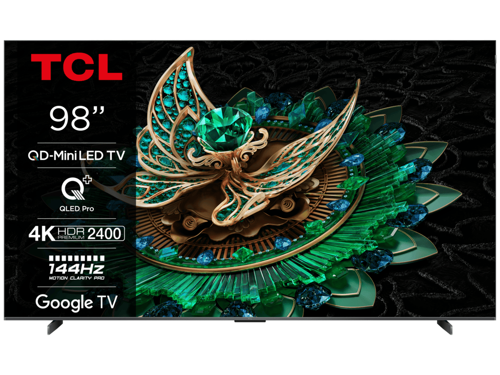 TCL 98" C765 QD-Mini LED 4K TV sa HDR 2400 nits i Google TV