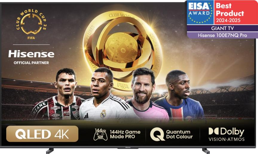 HISENSE TV LED 100E7NQ PRO