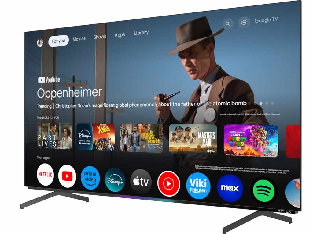 Tesla OLED TV O65S949GUS UHD 65" crnog dizajna sa Google TV platformom i gaming funkcijama