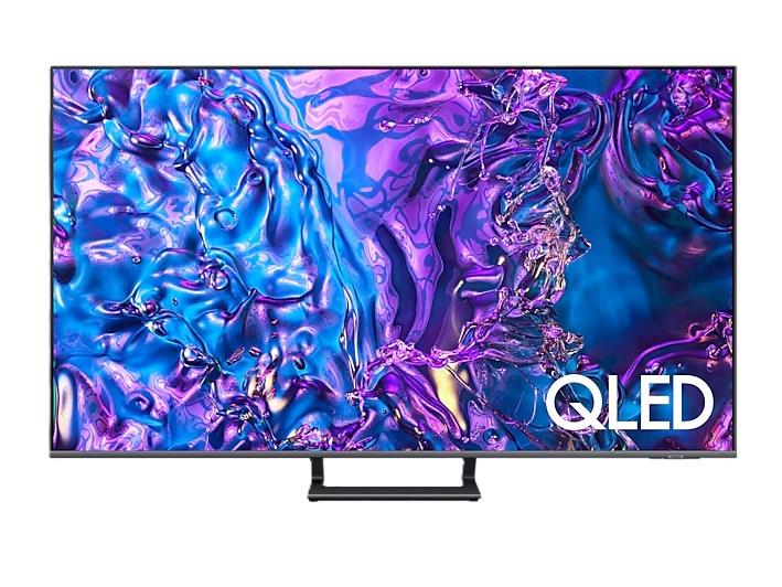 Samsung QLED TV 55" QE55Q77DATXXH u Titan sivoj boji sa modernim dizajnom i 4K rezolucijom