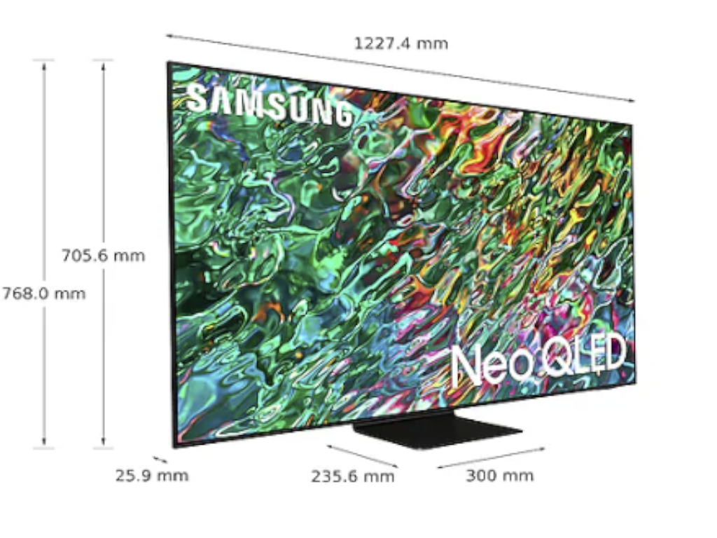 Samsung QE55QN90DATXXH Neo QLED TV 55" u Titan crnoj boji sa elegantnim dizajnom.