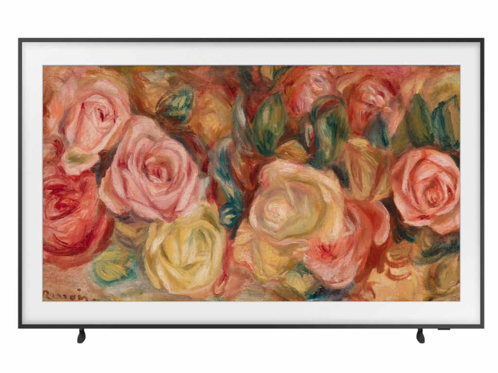 Samsung The Frame TV 65" QLED 4K crne boje sa tanak okvir i živopisnim bojama na ekranu