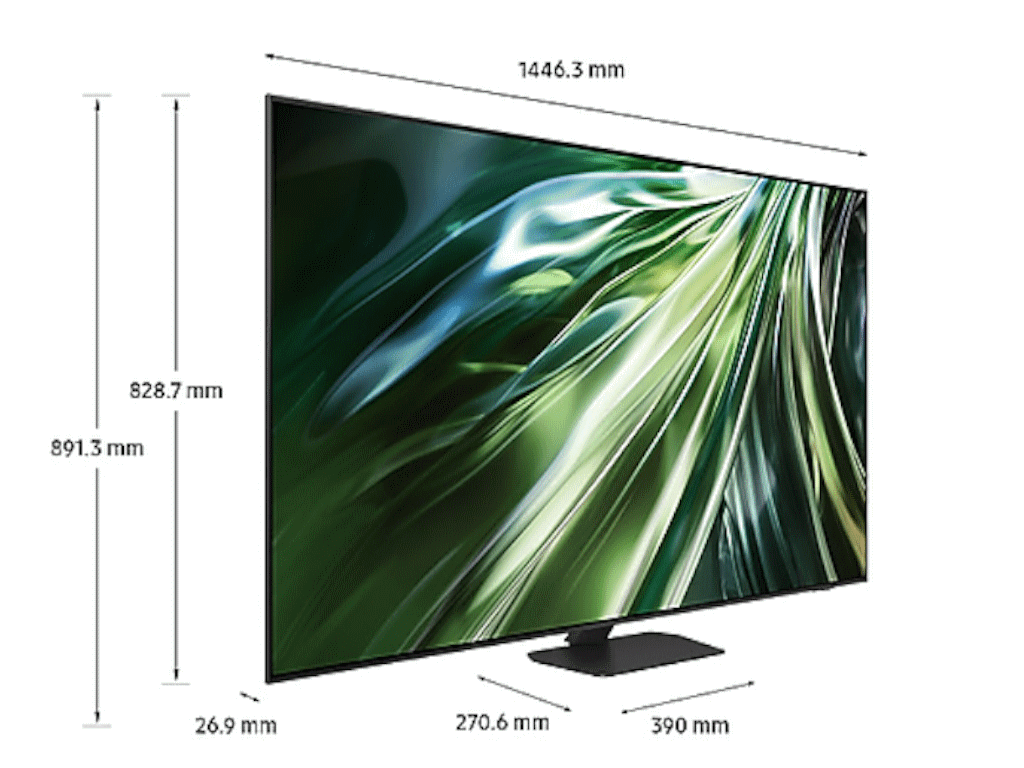 Samsung QE65QN90D 65" Neo QLED televizor u titan crnoj boji sa elegantnim dizajnom
